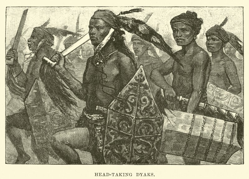 Head-taking Dyaks by English School