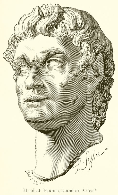Head of Faunus, Found at Arles by English School