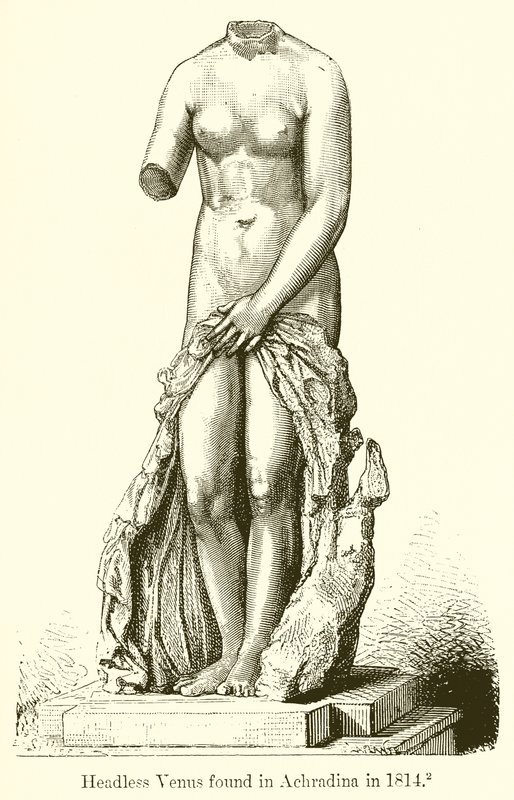 Headless Venus Found in Achradina in 1814 by English School