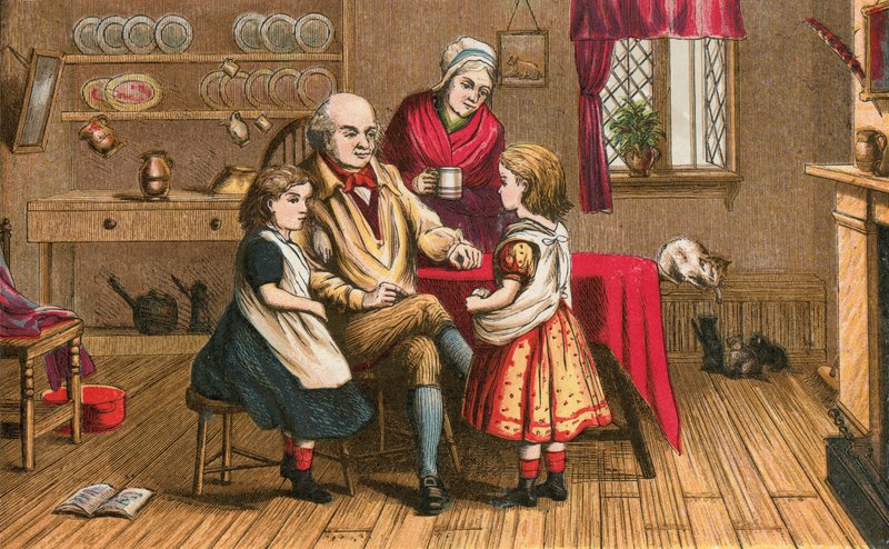Hearken unto thy father by English School