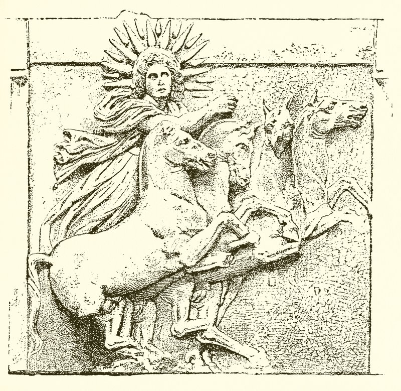 Helios upon His Chariot by English School