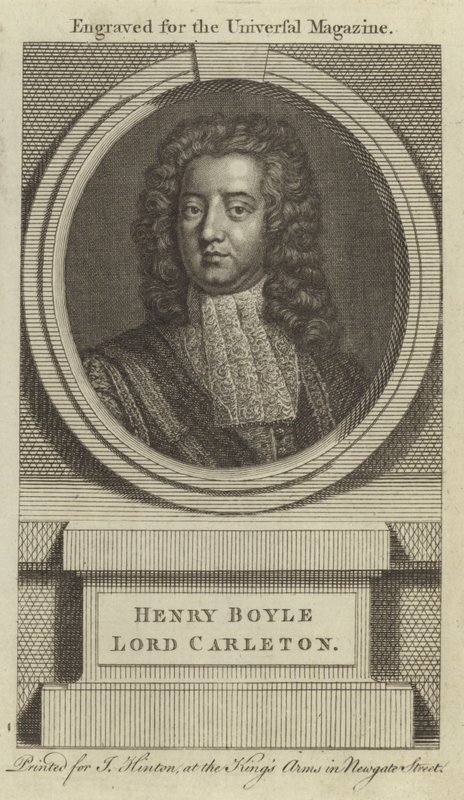 Henry Boyle, Lord Carleton by English School