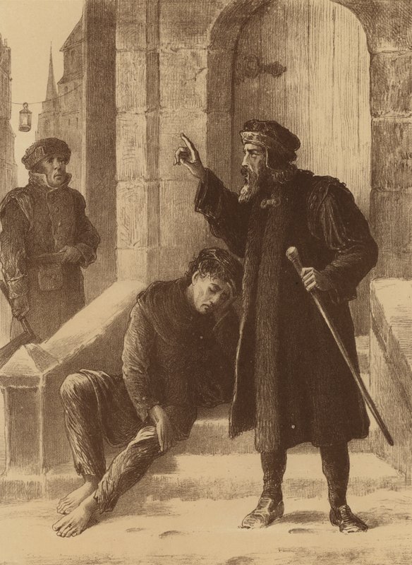 Henry Heath, "Taking him to be a shoplifter calls the watch" by English School