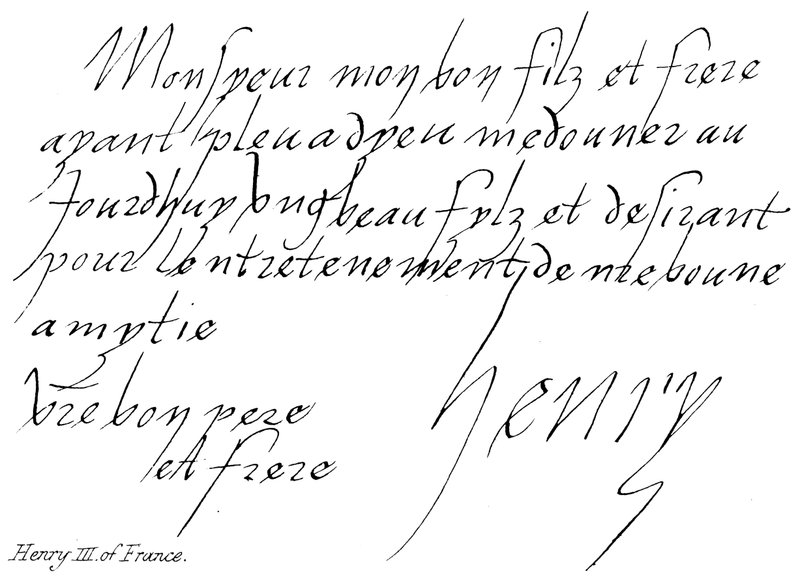 Henry III of France by English School