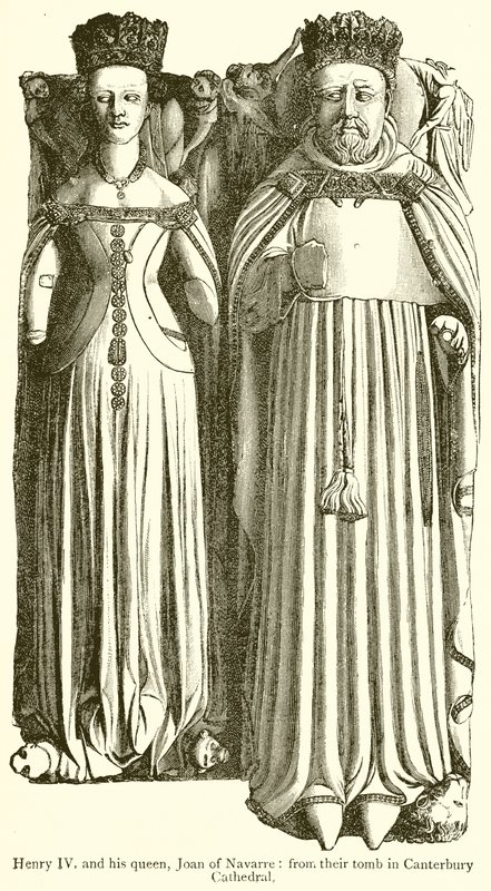 Henry IV and his Queen, Joan of Navarre by English School