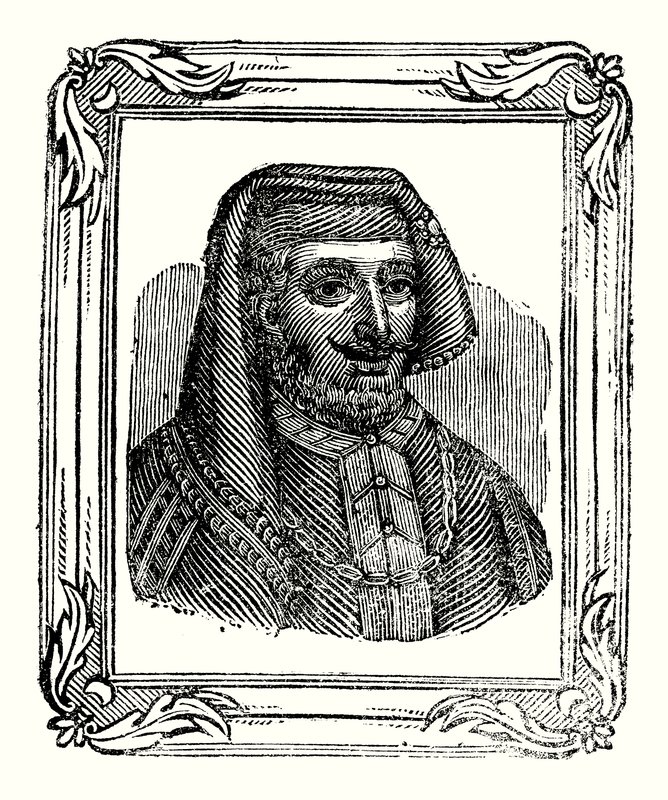 Henry IV was born in 1366, crowned in 1399, and died in 1413 by English School