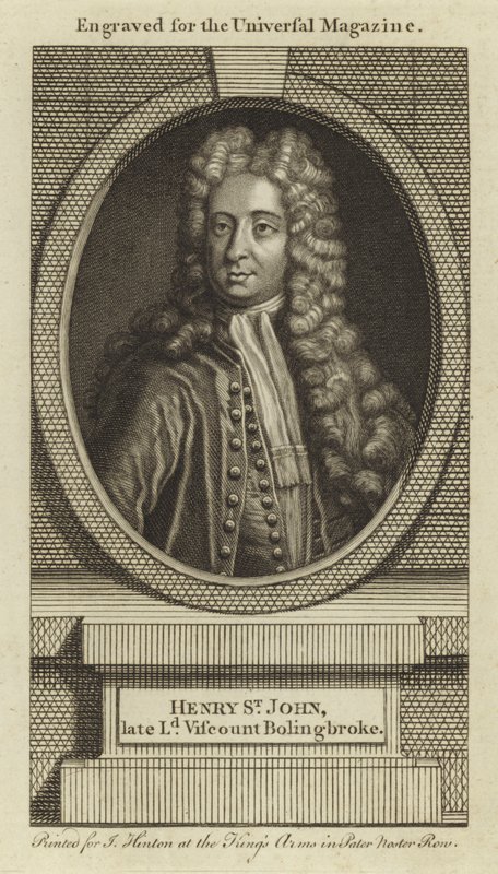 Henry St John, Late Lord Viscount Bolingbroke by English School