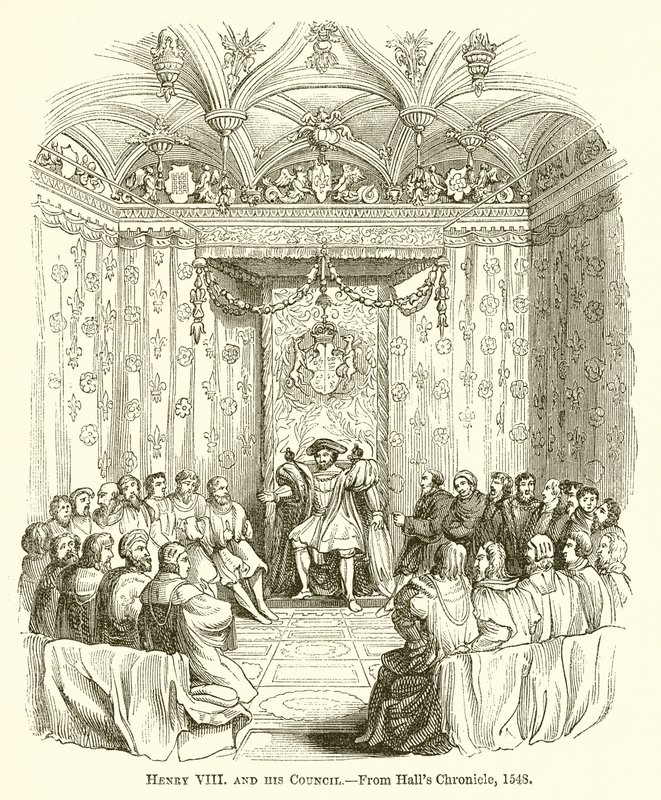 Henry VIII and his Council by English School