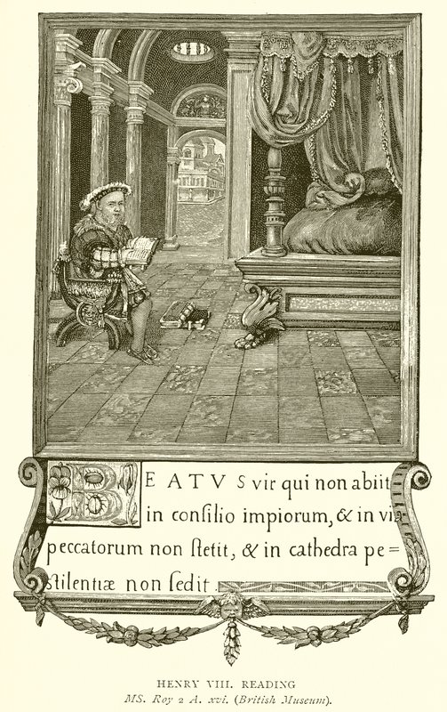 Henry VIII Reading by English School