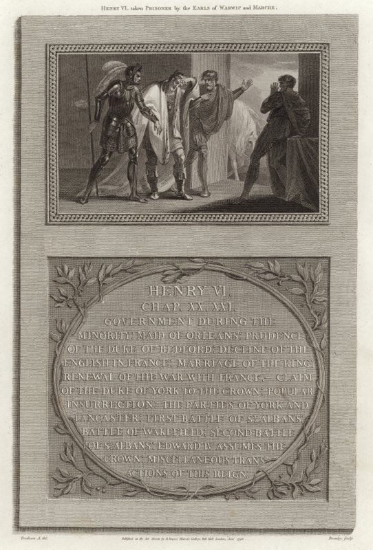 Henry VI Taken Prisoner by the Earls of Warwick and March by English School