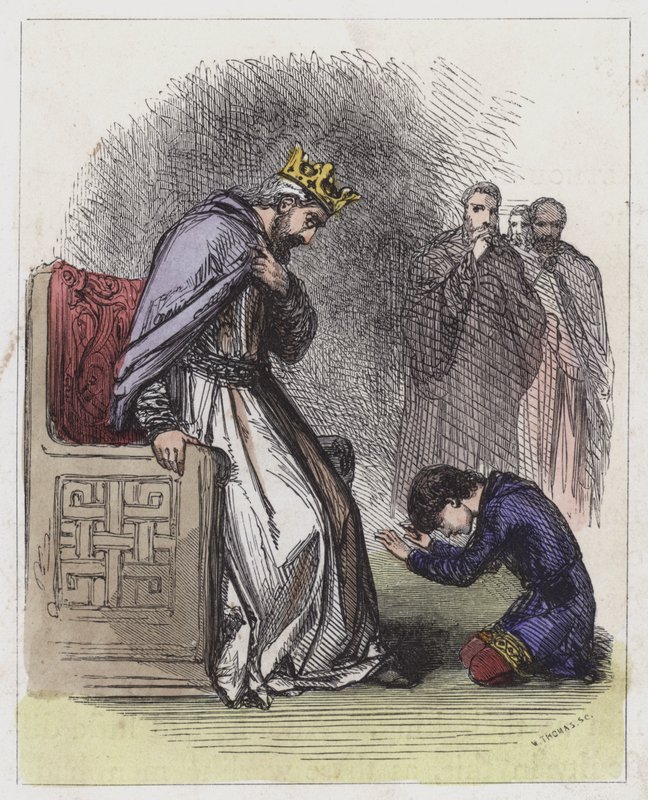 Henry Hearing of the Loss of the White Ship by English School