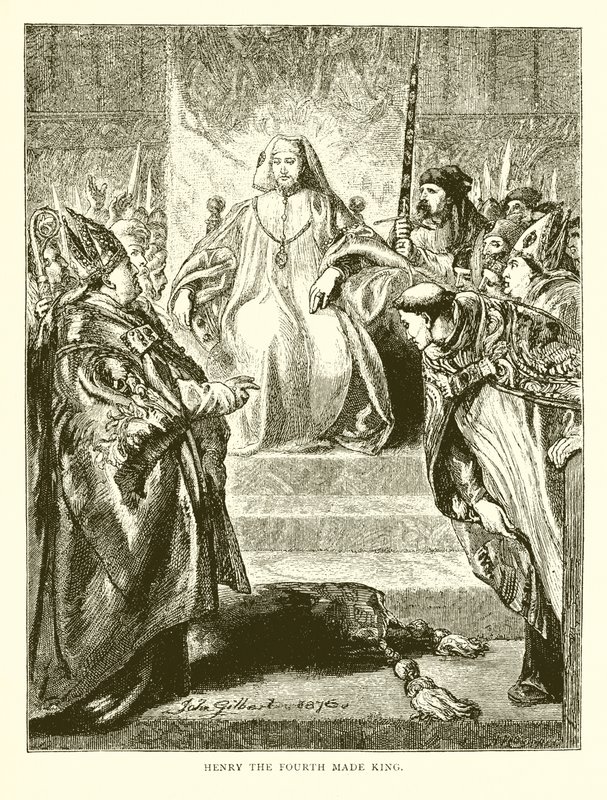 Henry the Fourth Made King by English School