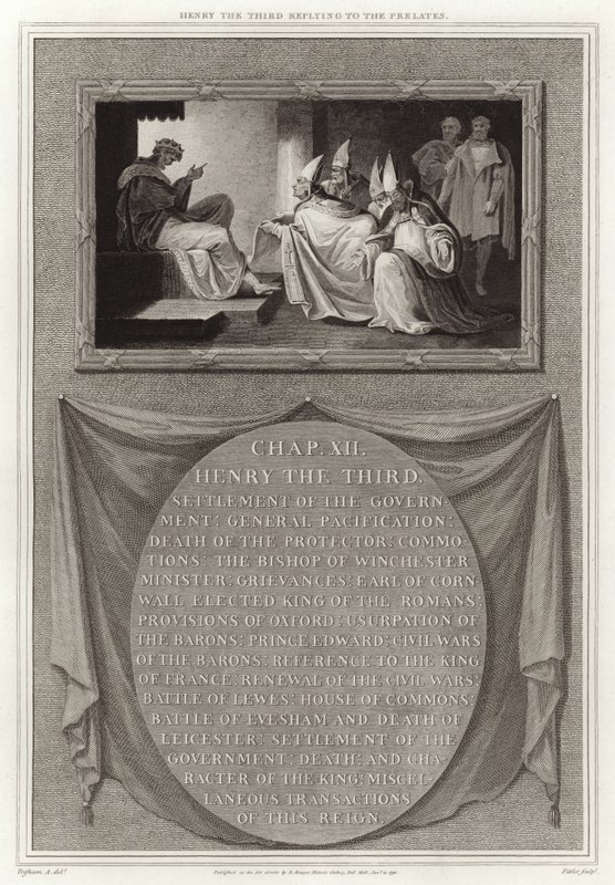 Henry III Replying to the Prelates by English School