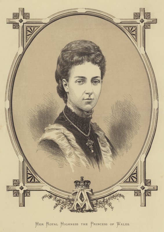 Her Royal Highness the Princess of Wales by English School