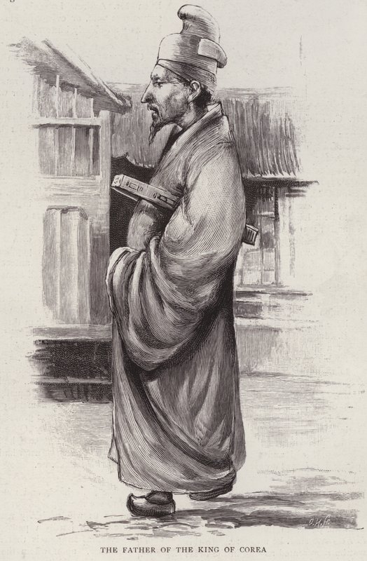 Heungseon Daewongun, father of King Gojong of Korea by English School