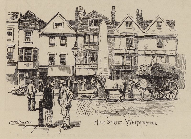 High Street, Whitechapel by English School