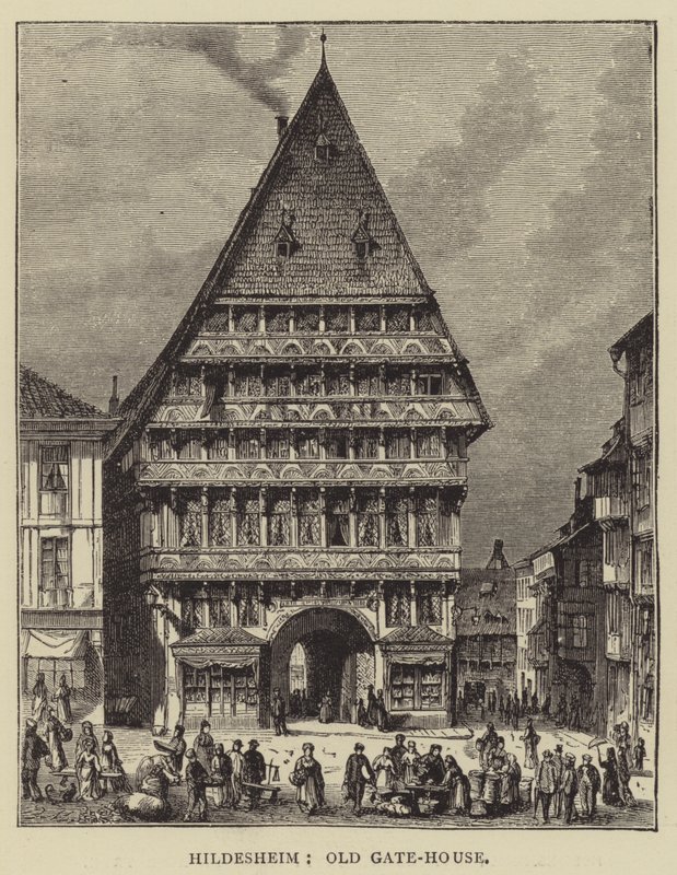 Hildesheim, Old Gate-House by English School
