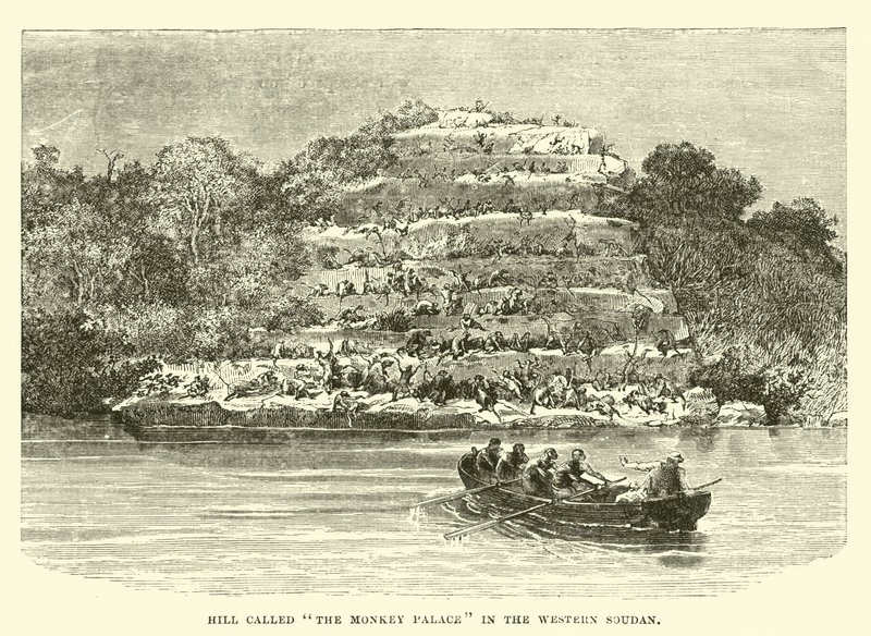 Hill called The Monkey Palace in the Western Soudan by English School