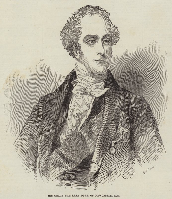 His Grace the late Duke of Newcastle, KG by English School