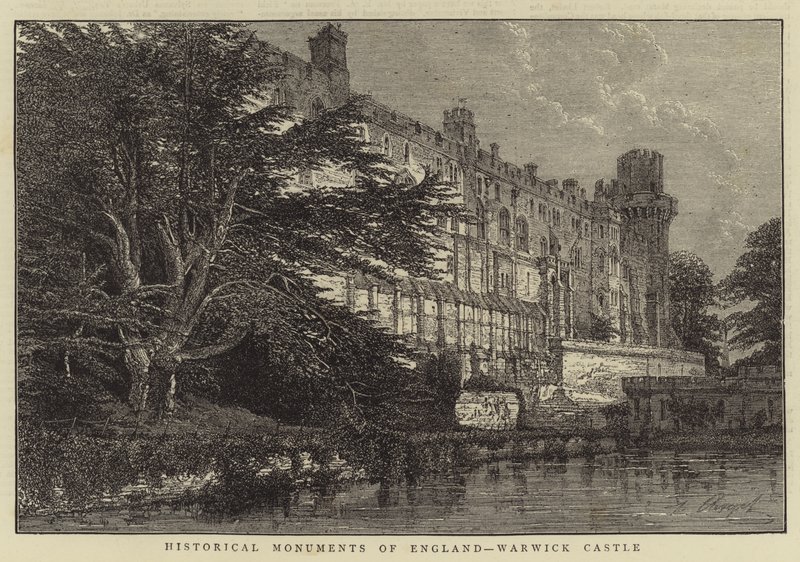 Historical Monuments of England, Warwick Castle by English School