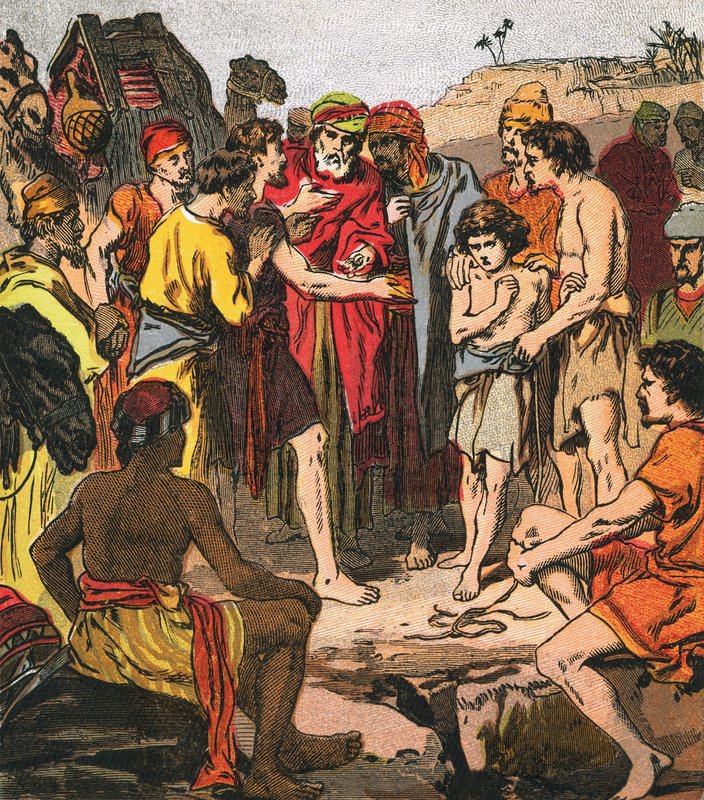 History of Joseph by English School