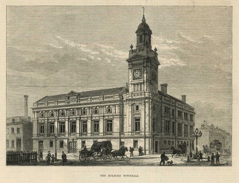 Holborn Town Hall, London by English School