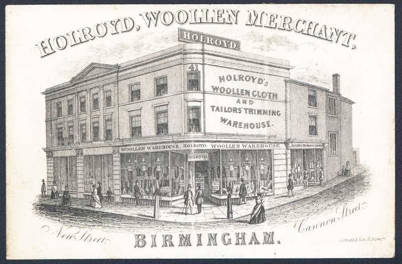 Holroyd, woollen merchant by English School