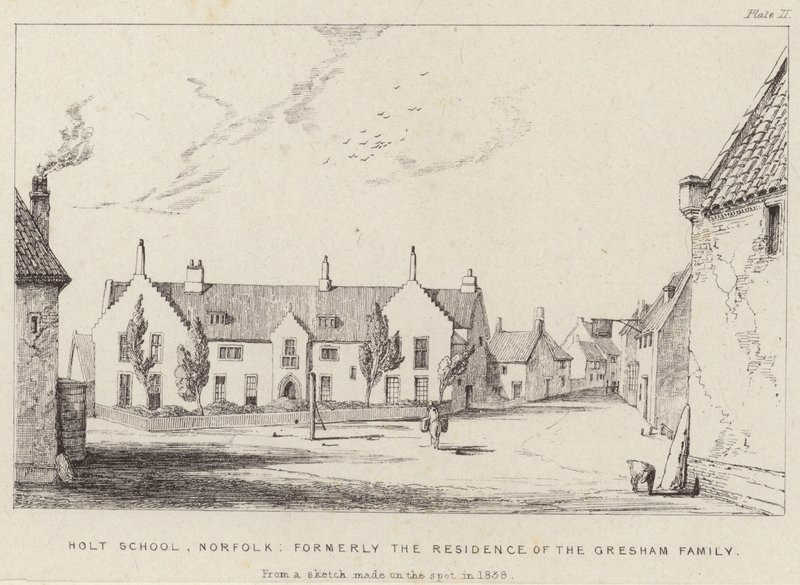 Holt School, Formerly the Residence of the Gresham Family by English School