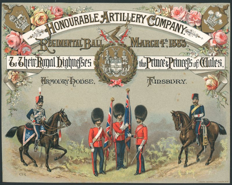 Honourable Artillery Company, Regimental Ball, 4 March 1885 by English School