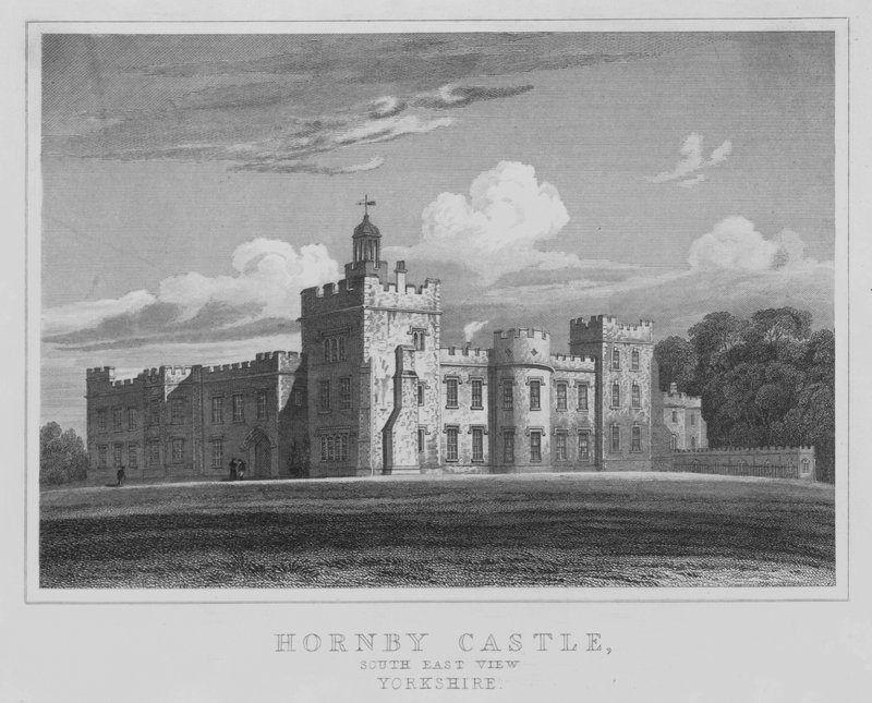Hornby Castle, South East View, Yorkshire by English School