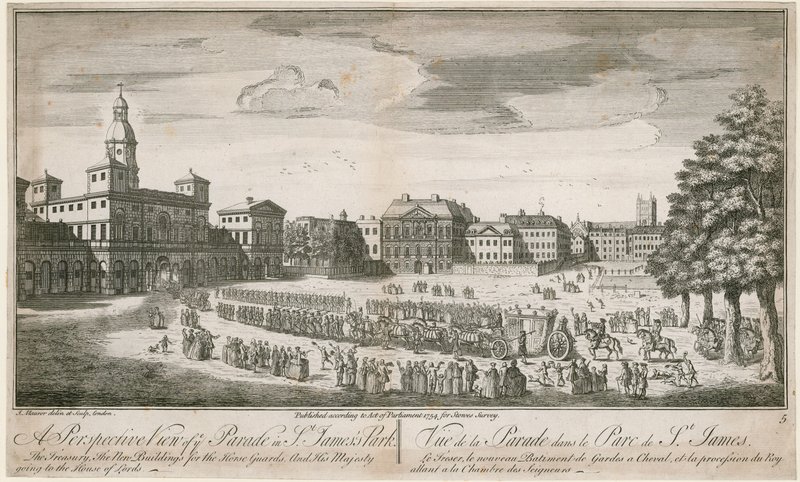 Horse Guards by English School