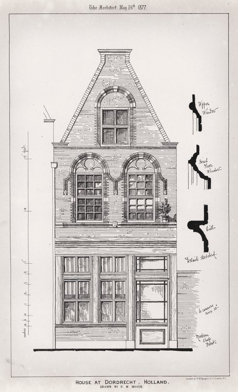 House at Dordrecht, Holland by English School