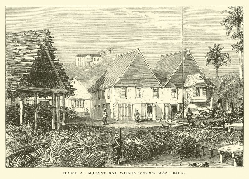 House at Morant Bay Where Gordon Was Tried by English School