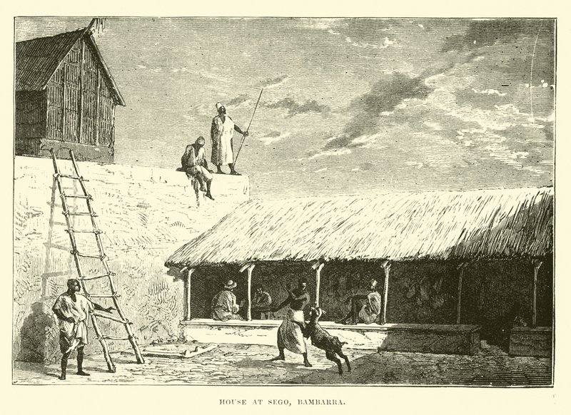 House at Sego, Bambarra by English School