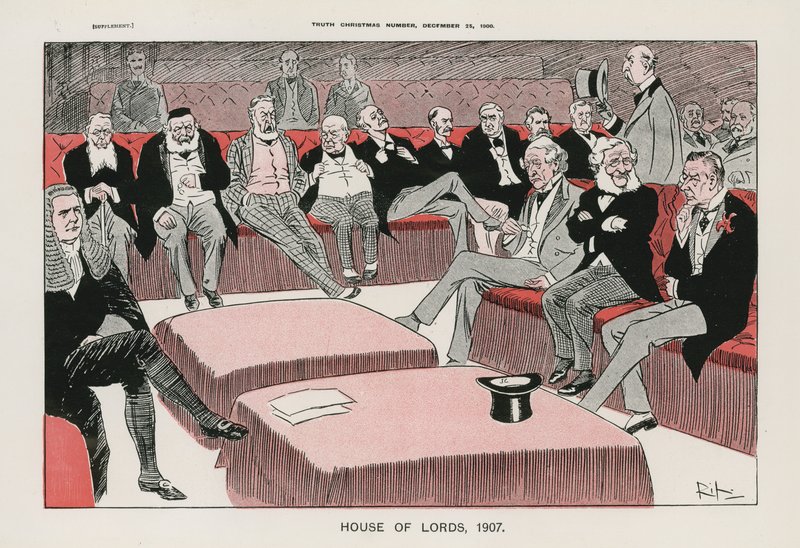House of Lords, 1907 by English School