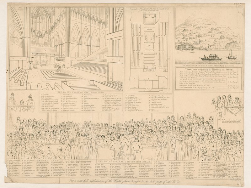 House of Lords during the Important Investigation in 1820 by English School