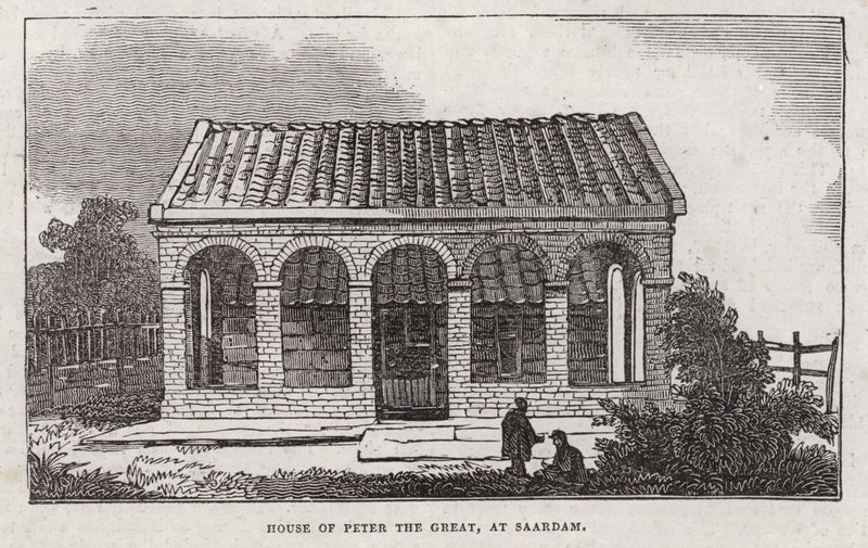 House of Peter The Great, Saardam by English School