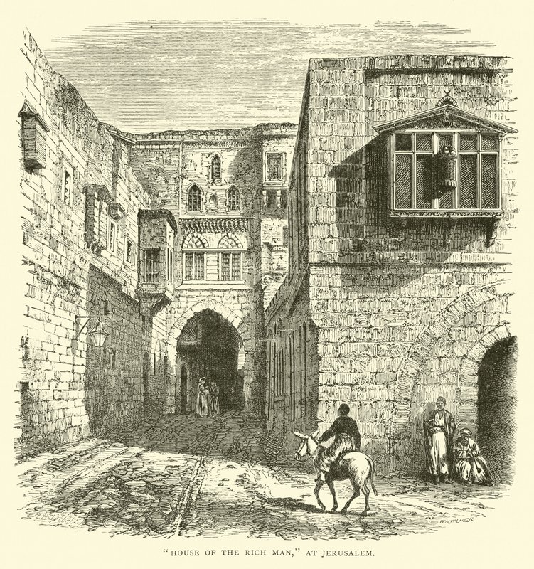House of the Rich Man, at Jerusalem by English School