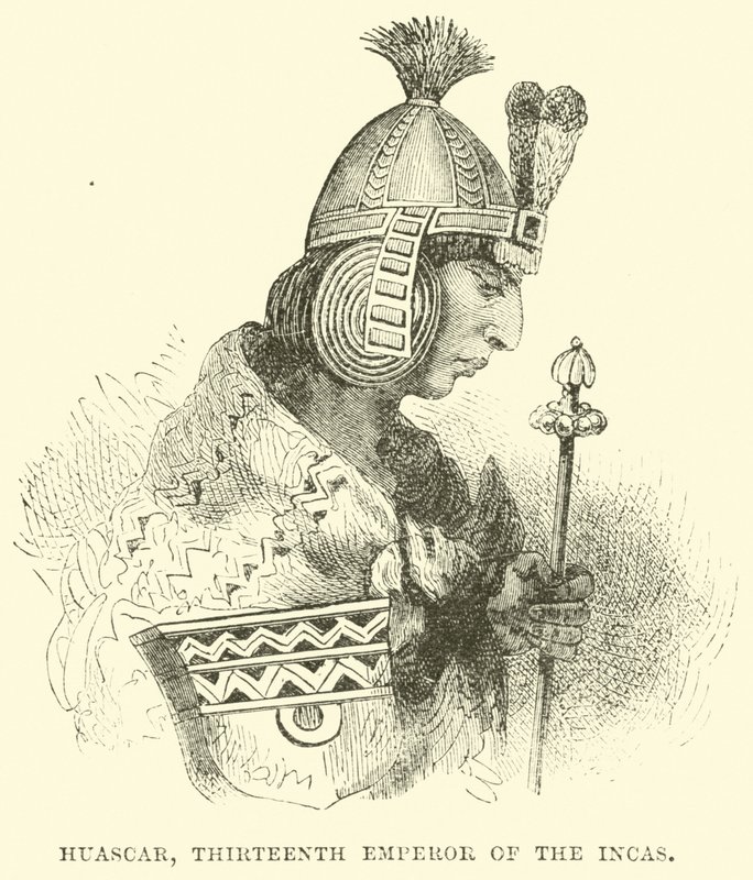 Huascar, Thirteenth Emperor of the Incas by English School