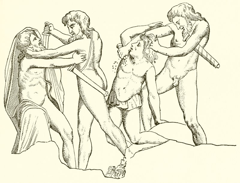 Human Sacrifices by English School
