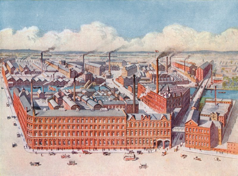 Huntley & Palmers Biscuit Manufactory, Reading, England by English School