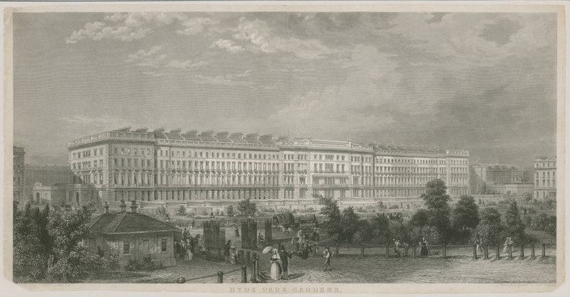 Hyde Park Gardens, London by English School