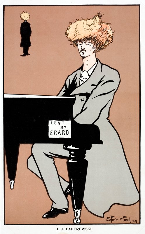 Ignacy Jan Paderewski, Polish pianist, composer, politician and independence campaigner by English School