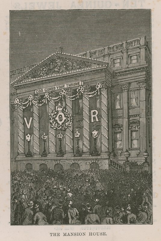 Illuminations Adorning the Mansion House by English School