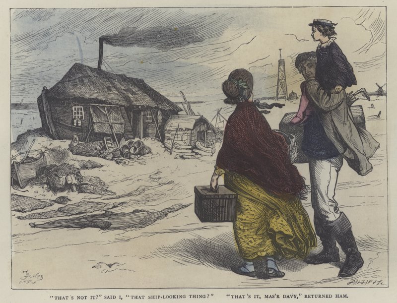 Illustration for David Copperfield by English School