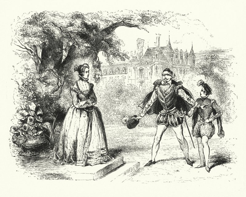 Illustration for Les Huguenots by Giacomo Meyerbeer by English School