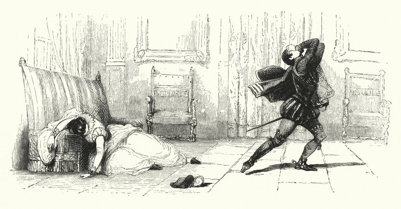 Illustration for Les Huguenots by Giacomo Meyerbeer by English School