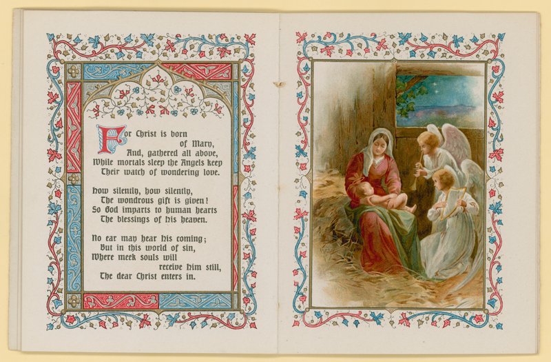 Illustration for O Little Town Of Bethlehem by English School