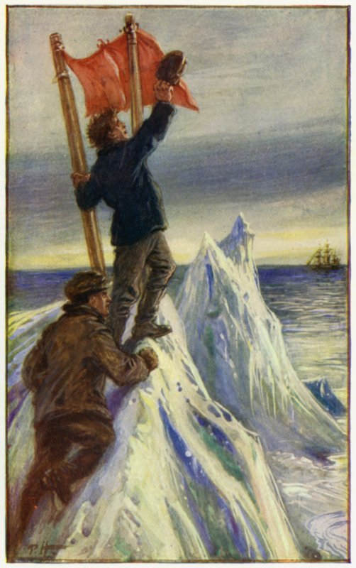 Illustration for Peter The Whaler by William H G Kingston by English School