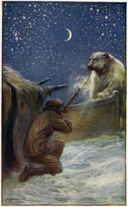 Illustration for Peter The Whaler by William H G Kingston by English School
